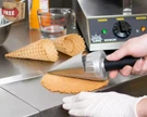 Commercial 10" Waffle Cone Maker Ice Cream Roller Mold Big Rolling Forming Tool. Fixed Price $81.47.