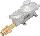 Flame King 2 Stage Propane Lp Horizontal Super Compact Regulator With Pol For Rv. Fixed Price $34.89.