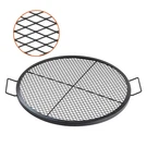 X-marks Pit Grill Grate, Round Cooking Heavy Duty Steel Campfire Bbq. Fixed Price $148.02.