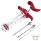 Ofargo Plastic Marinade Injector Syringe With Screw-on Meat Needle 1 Oz, Red. Fixed Price $13.18.
