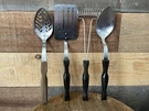 Vintage Cutco - Stainless Steel Kitchen Utensil 4PC Brown Handles. Fixed Price $54.99.