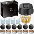 Electric Whiskey Smoker Kit With 6 Flavors Wood Chips Anniversary Birthday. Fixed Price $13.33.