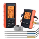 Best Wireless Meat Thermometer For Grilling And Smoking, Food Bbq Smoker Oven. Fixed Price $46.15.