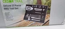 Cedar Trail 17 Piece Bbq Tool Set Stainless Steel Carrying Case Bar-b-que. Fixed Price $21.99.