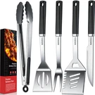Bbq Tools Set 5 Piece Heavy Duty Stainless Steel Grilling Utensils. Fixed Price $44.66.