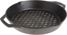 L10GBL 12 Cast Iron Dual Handle Grill Basket, Inch, Black. Fixed Price $62.42.