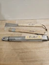 Crown Royal 3-PIECE Grill Accessories Set Barbecue Tools Nib. Fixed Price $19.99.