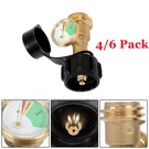 4/6 Pcs QCC1 Propane Tank Gauge Level Indicator Leak Detector Gas Pressure Meter. Fixed Price $36.18.