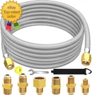 20 Feet High Pressure Braided Propane Hose Extension With Conversion Coupling 3/. Fixed Price $50.91.
