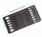 Bbq Funland Adjustable Porcelain Coated Cast Iron Cooking Grid Grates. Fixed Price $22.05.