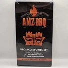 Amz Bbq Club Meat Claws Silicone Gloves Thermometer Grill Accessories Set Sealed. Fixed Price $19.99.