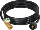 Shinestar 12FT Propane Extension Hose With Gauge, Tank. Fixed Price $35.41.