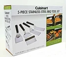 Cuisinart, 5-PIECE Bbq Grill Griddle Spatula Tool Set. Fixed Price $44.00.