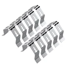 10 Pieces 3-HOLE Probe Holder, Clip Meat Grill Temp Silver. Fixed Price $9.11.