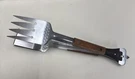 Zippo Bbq Grilling Tool Set Stainless & Wood Handle Spatula+fork=tongs!. Fixed Price $14.99.