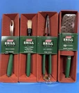 Set Of 4 New Coleman Grill Tools - Spatula Basting Brush Fork Tongs. Fixed Price $59.95.