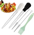 Boao 5 Pieces Nylon Heat-resistant Turkey Baster Cooking Set Includes Meat. Fixed Price $19.18.