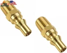 2PCS Propane Quick Connect Fitting Adapter 1/4 Inch Male Npt Thread With Full Fl. Fixed Price $14.77.