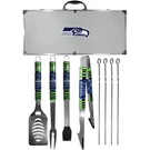 Seattle Seahawks 8 Piece Tailgater Bbq Set W/metal Case By Siskiyou Gifts Nfl. Fixed Price $89.95.