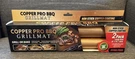 Copper Pro Bbq Grill Mat Non Stick Coating 2 Pack Large Size 13" X 15.7". Fixed Price $14.24.