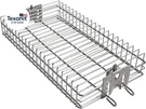 6042 Bbq Stainless Steel Flat Spit Rotisserie Basket For Any Grill, Fits 1. Fixed Price $62.57.