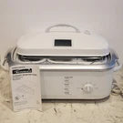 Kenmore 18-QUART Electric Roaster Oven Buffet Server White KRT18BUF Working. Fixed Price $55.98.