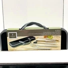 5 Piece Stainless Steel Barbecue Grill Tool Set W/canvas Bag By Gibson Home, New. Fixed Price $19.84.
