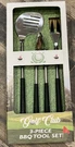 New Golf Club 3-PIECE Barbecue Bbq Tool Set Spatula Tong Fork Grips Dad Gift. Fixed Price $34.95.