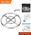 12 Inch Round Gas Fire Pit Burner Stainless Steel For Indoor Outdoor. Fixed Price $89.29.