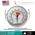 Cuisinart CSG-100 Surface Thermometer Monitor Grill, Griddle, Pan Two Wire. Fixed Price $19.99.