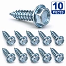 1/4" 3/4" Sheet Metal Screws Serrated Hex Washer Head Fasteners (10PCS). Fixed Price $8.95.