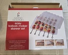 Grand Gourmet Easy Kabob Maker Skewer Set Six Channel + New Gift Idea. Fixed Price $19.99.