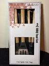 North Point 3 Piece Bbq Tool Set (fork,spatula,tongs) New Box. Fixed Price $11.99.