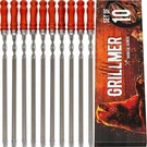 Premium Bbq Skewers With Wooden Handles 23.6" Shish Kabob Stainless S.... Fixed Price $81.88.