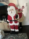 Fraser Hill Farm Led Light-up Santa Decoration. Fixed Price $50.00.