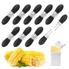Augsun 18PCS/9PAIRS Black Corn Holders, Stainless Steel Cob. Fixed Price $15.30.