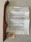 Appalachian Bow Saw Wood Handle Bread Knife Handcrafted By Steven King. Fixed Price $15.00.