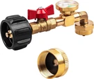 Upgraded Propane Refill Adapter 20LB To 1LB Converter, Design With Valve And Gau. Fixed Price $22.52.