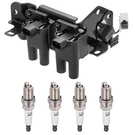 Bdfhyk 1 Ignition Coil Pack UF424 And Iridium Spark Plug 7090 Compatible.... Fixed Price $69.90.