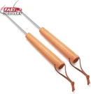 Leonyo Pack Pigtail Food Flipper, 12 Inch Meat Hook Flippers Turners With Stai. Fixed Price $13.09.