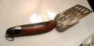 Man-law Stainless Steel Bbq Grill Spatula With Teak Wood Handle- Bottle Opener. Fixed Price $23.35.