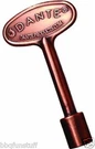 Dante Blue Flame Fireplace Antique Copper 3" Gas Valve Key 1/4" 5/16" Stem New. Fixed Price $8.99.