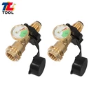 2 Pack Pol Propane Tank Adapter With Gauge To QCC1 Old 100 Lb Connection Type. Fixed Price $20.48.