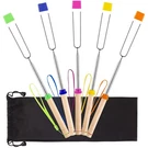 Marshmallow Roasting Sticks 5PCS Hanging Telescoping Smores Skewers 32 Inch B.... Fixed Price $12.35.