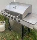 Char-broil Propane Gas Grill Stainless Steel 5 Burners Side. Fixed Price $145.00.