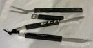 Requip D Hockey Stick Bbq Set Tongs Spatula Turner Fork Beer Opener! Kocze #93. Fixed Price $39.99.