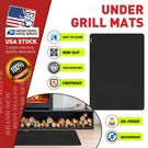 52" X 76" Premium Glass Fibre Fireproof & Waterproof Large Bbq Grill Floor Mat. Fixed Price $48.99.