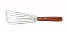 Winco FST-6 6-1/2" Slotted Fish Spatula With Wooden Handle. Fixed Price $6.26.