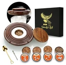 1PC Cocktail Smoker Kit With 4 Flavored Wood Chips For Whiskey & Drinks - New. Fixed Price $64.99.