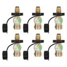 6 Pcs Propane Tank Gauge Bulk Gas Meter Adapter To 100LB Pol Qcc. Fixed Price $43.43.
